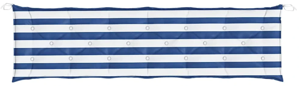 Suoliuko pagalvėlės, 2vnt., mėlynos/baltos, 200x50x7cm, audinys
