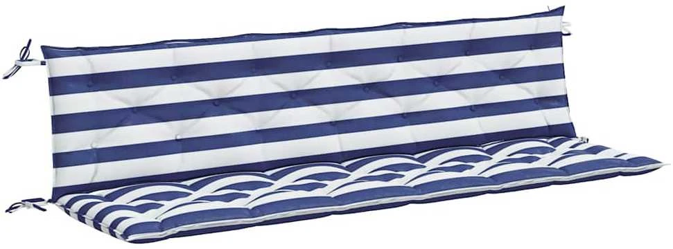 Suoliuko pagalvėlės, 2vnt., mėlynos/baltos, 200x50x7cm, audinys