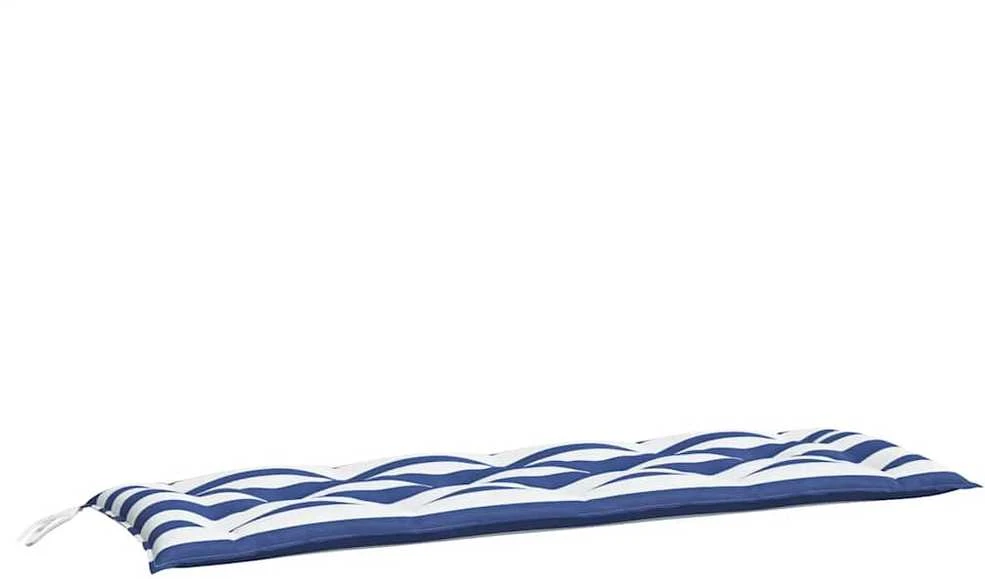 Suoliuko pagalvėlės, 2vnt., mėlynos/baltos, 150x50x7cm, audinys