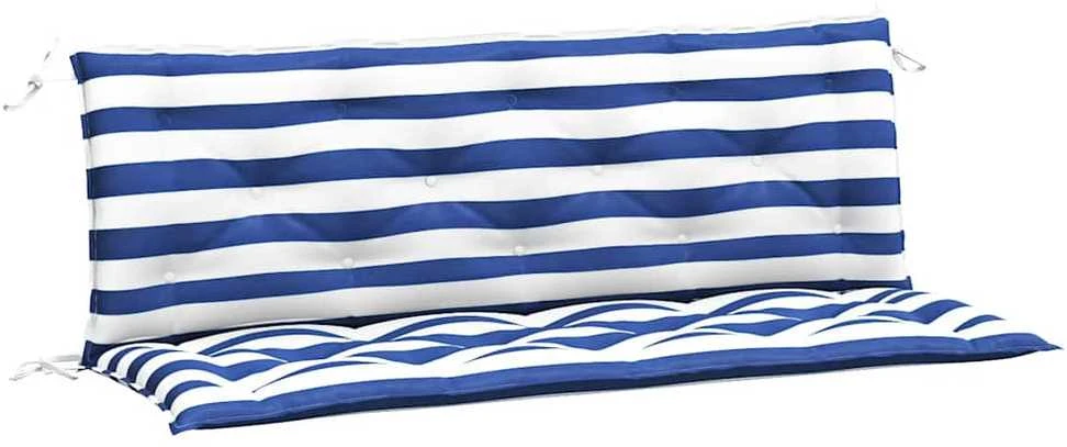 Suoliuko pagalvėlės, 2vnt., mėlynos/baltos, 150x50x7cm, audinys