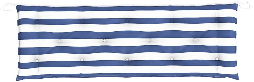 Suoliuko pagalvėlės, 2vnt., mėlynos/baltos, 150x50x7cm, audinys
