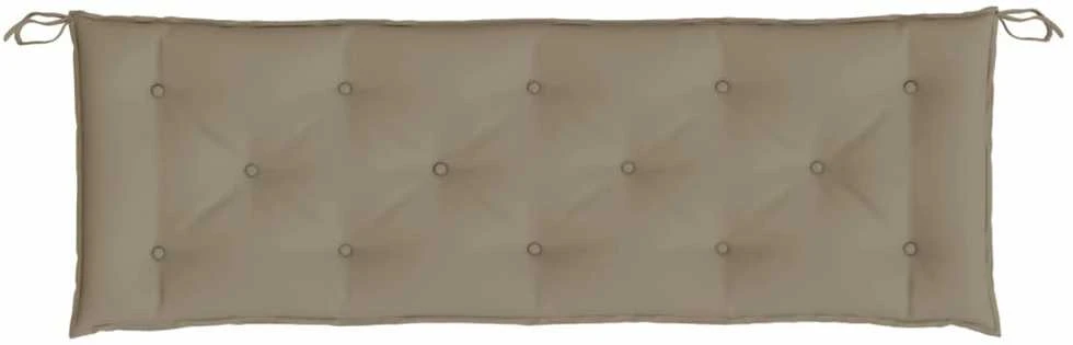 Sodo suoliuko pagalvėlė, taupe, 150x(50+50)x7cm, audinys