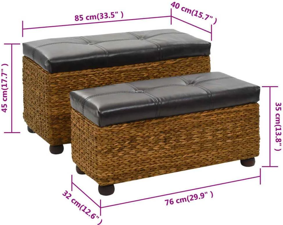 Suoliukų komplektas, rudas, 2d., jūros žolių