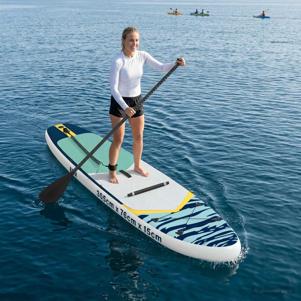 SUP lenta su sėdyne 2-in-1 APEX 305 x 76 x 15 cm Tamsiai mėlyna