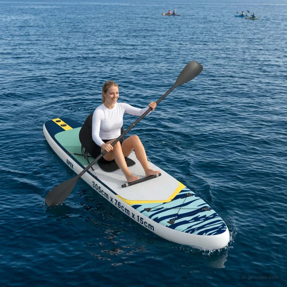SUP lenta su sėdyne 2-in-1 APEX 305 x 76 x 15 cm Mėlyna