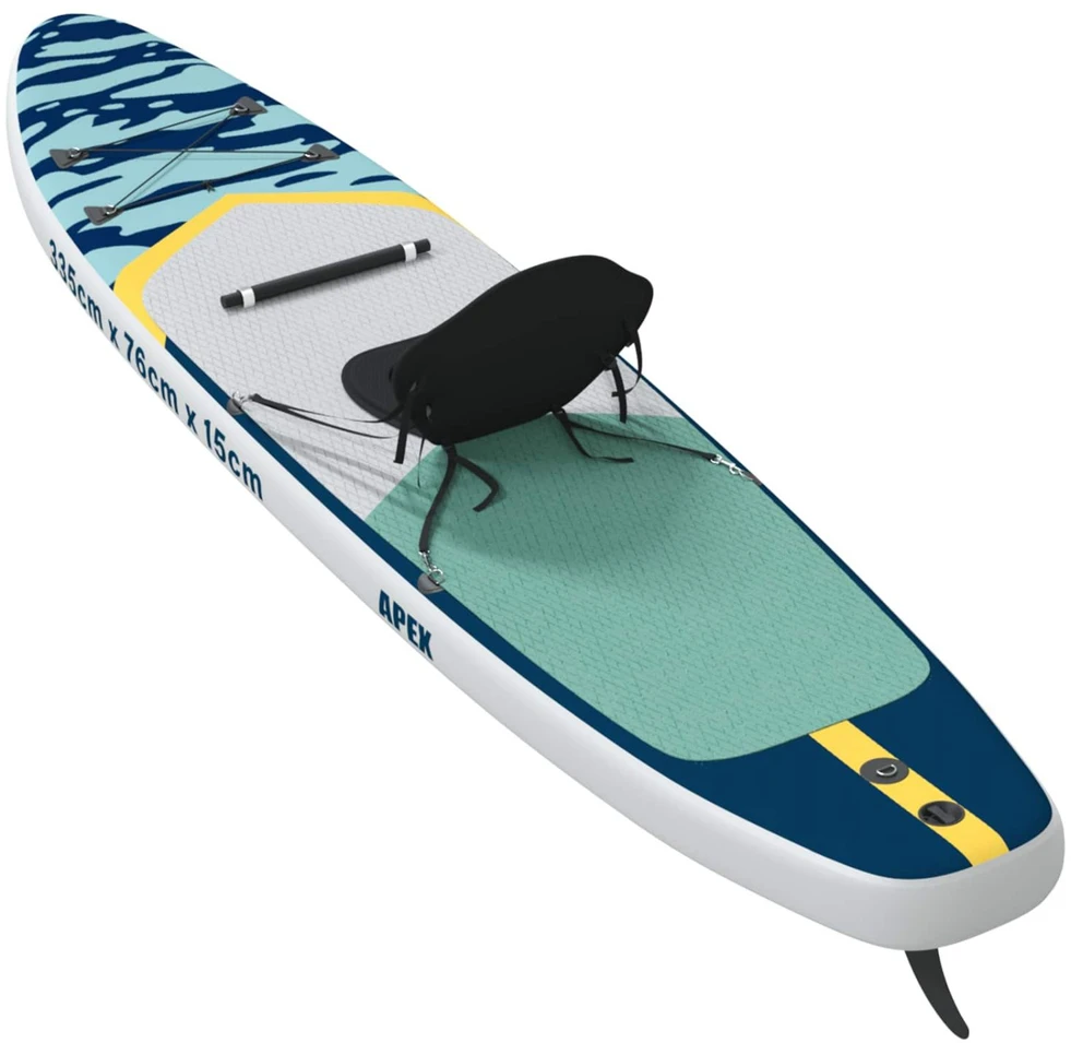 SUP lenta su sėdyne 2-in-1 APEX 335 x 76 x 15 cm Mėlyna