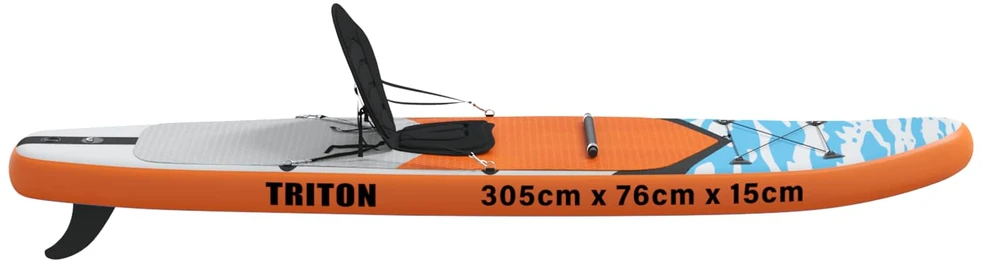 SUP lenta su sėdyne 2-in-1 TRITON 305 x 76 x 15 cm Mėlyna