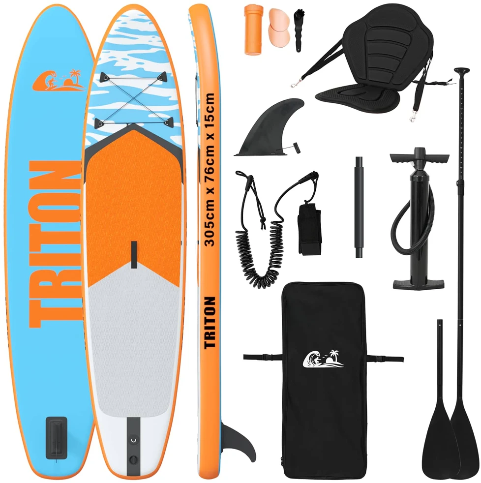 SUP lenta su sėdyne 2-in-1 TRITON 305 x 76 x 15 cm Mėlyna