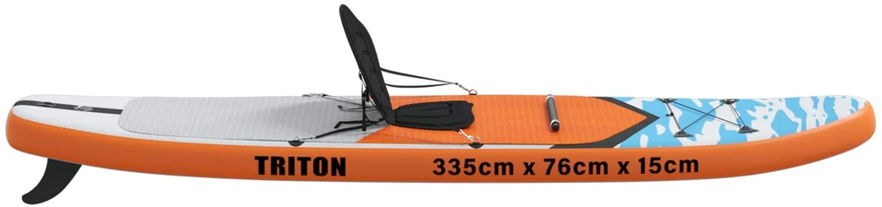 SUP lenta su sėdyne 2-in-1 TRITON 335 x 76 x 15 cm Mėlyna