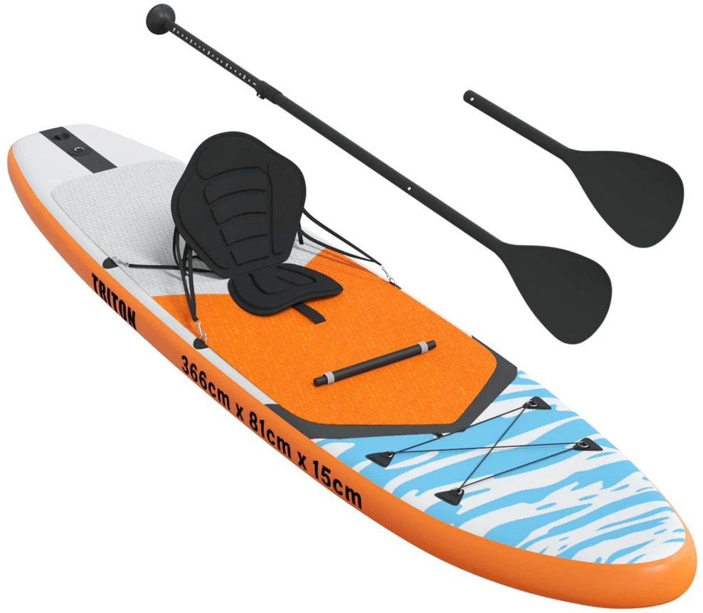 SUP lenta su sėdyne 2-in-1 TRITON 366 x 81 x 15 cm Mėlyna