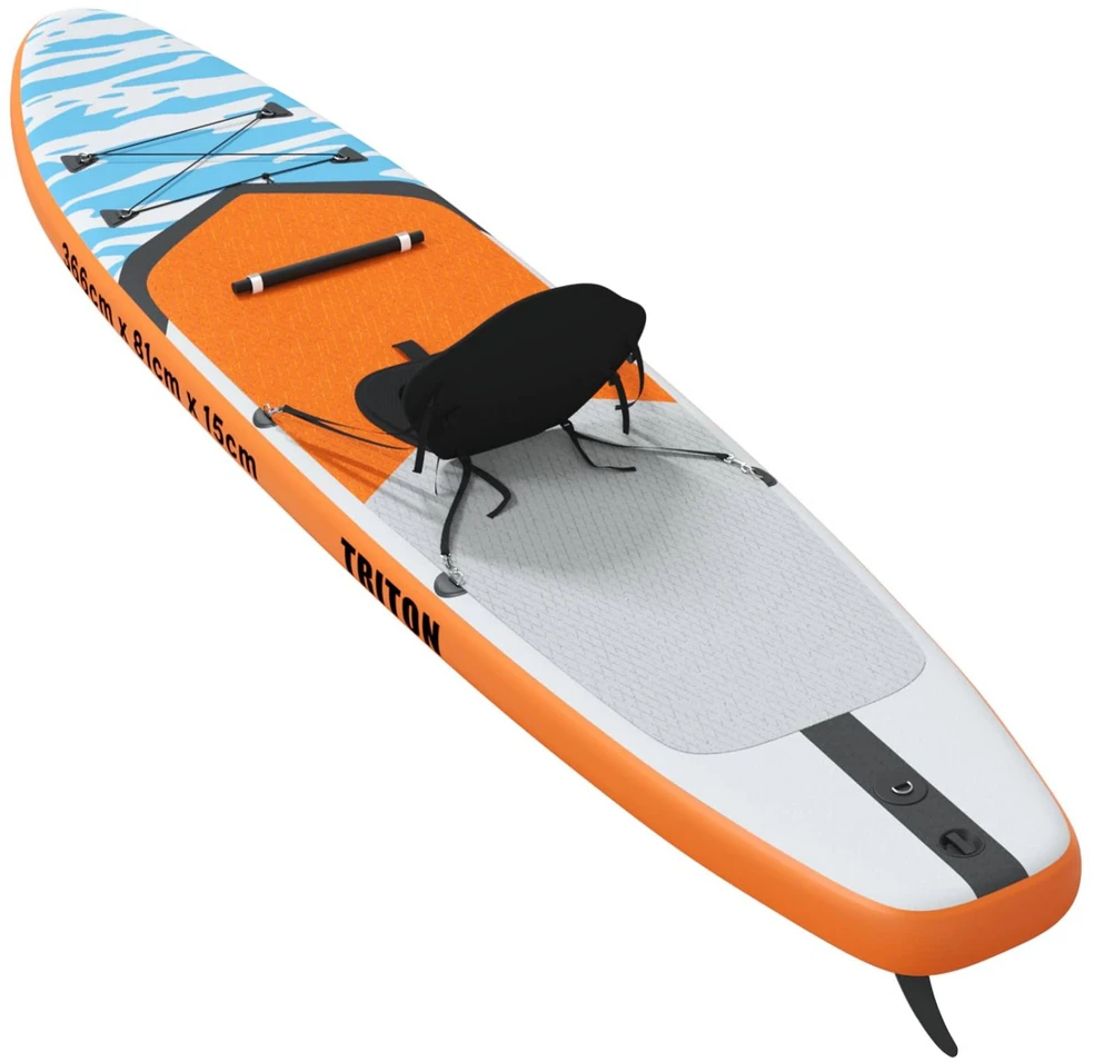 SUP lenta su sėdyne 2-in-1 TRITON 366 x 81 x 15 cm Mėlyna