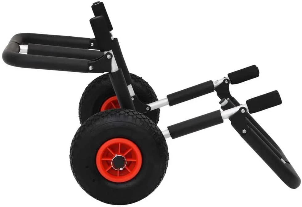 Baidarės vežimėlis, aliuminis, sulankstomas, 90kg