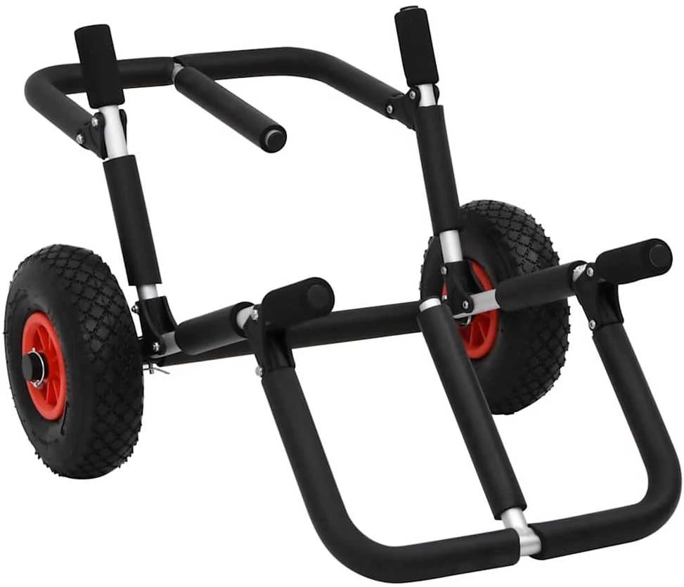 Baidarės vežimėlis, aliuminis, sulankstomas, 90kg