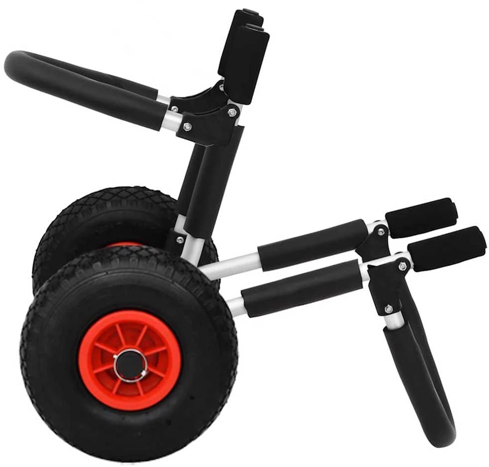 Baidarės vežimėlis, aliuminis, sulankstomas, 45kg