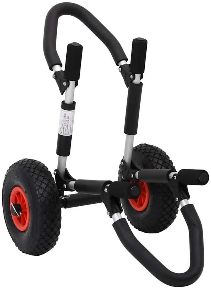Baidarės vežimėlis, aliuminis, sulankstomas, 45kg