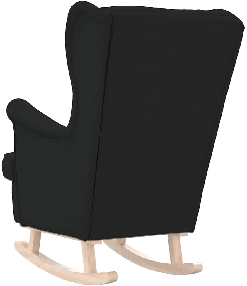 Fotelis Supama kėdė Juoda 74x90x102 cm Audinys