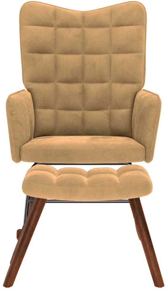 Supama kėdė Brown Velvet