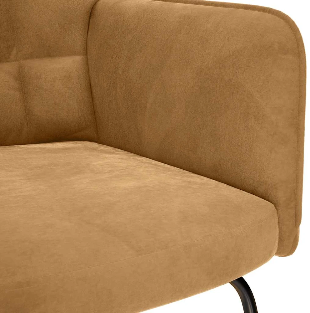 Supama kėdė Brown Velvet