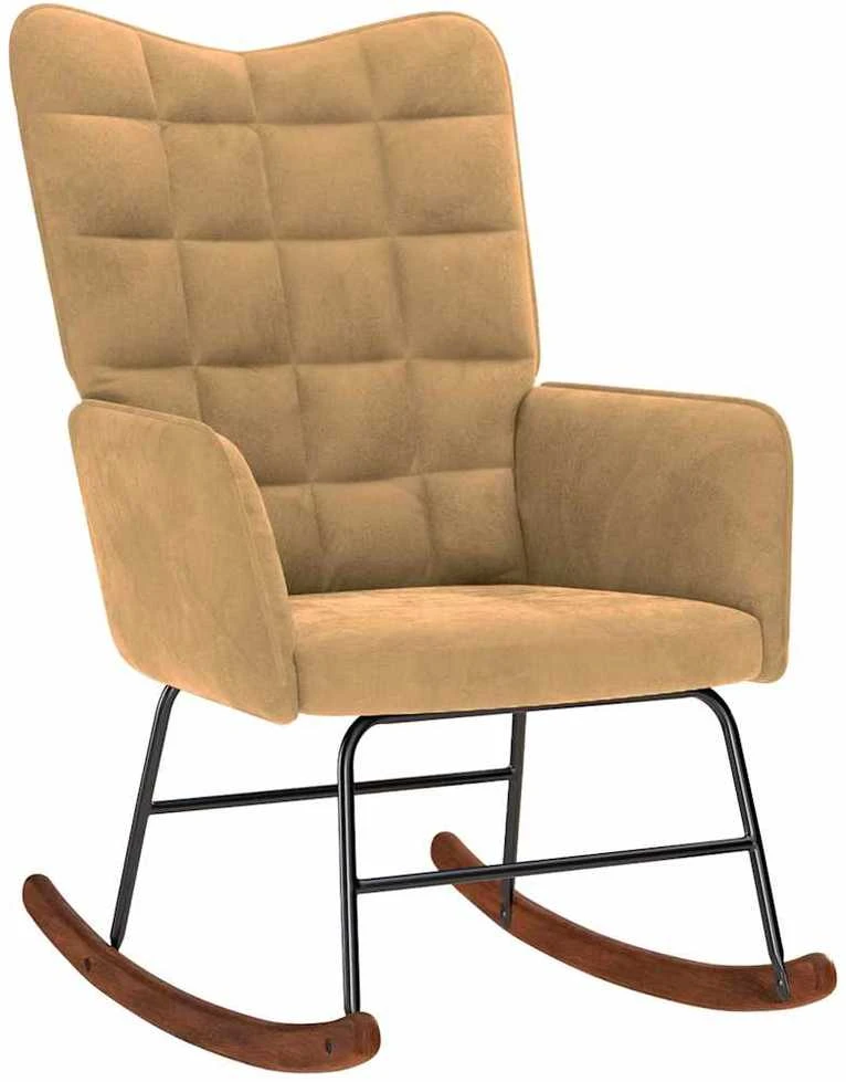 Supama kėdė Brown Velvet