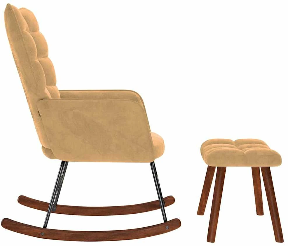 Supama kėdė Brown Velvet