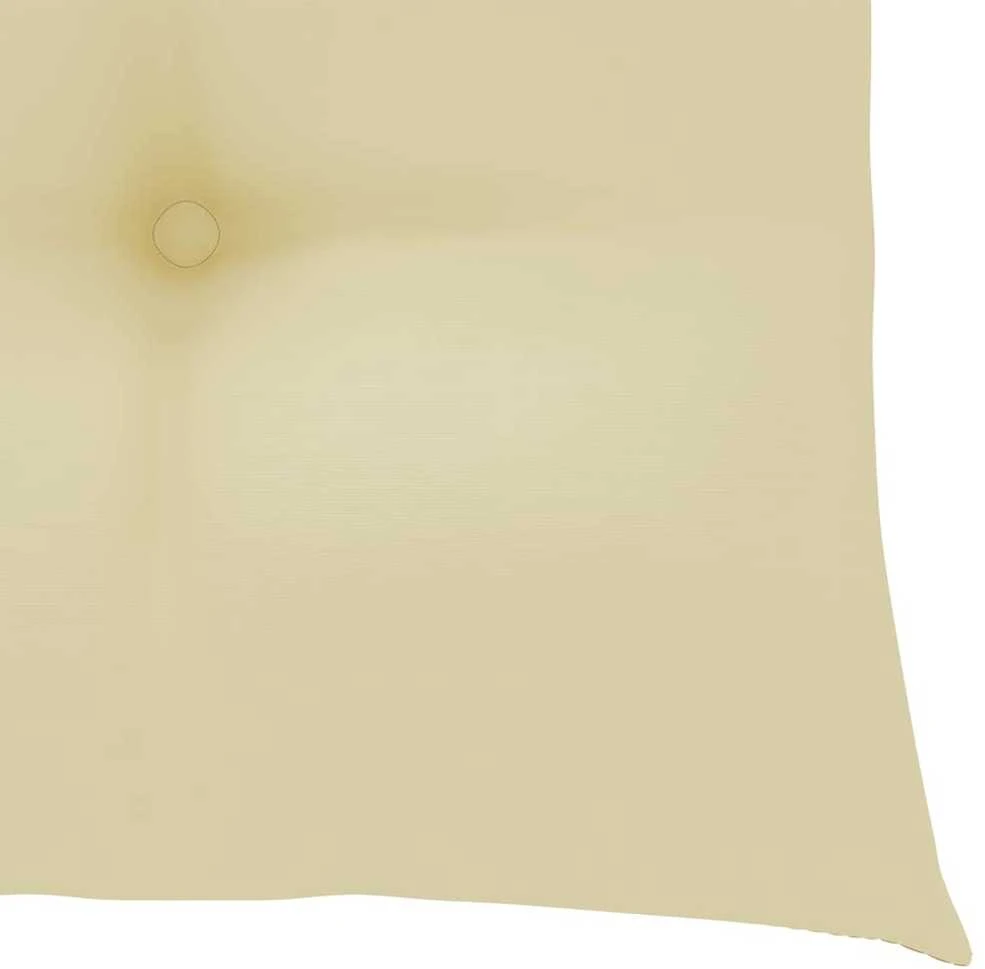 Supama kėdė su kremine pagalvėle, tikmedžio masyvas