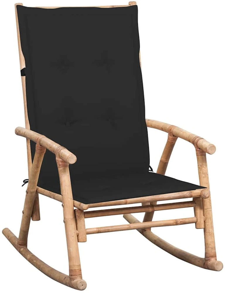 Supama kėdė su pagalvėle, bambukas