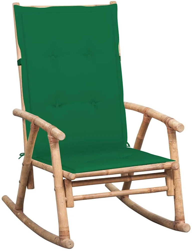 Supama kėdė su pagalvėle, bambukas (41894+43185)