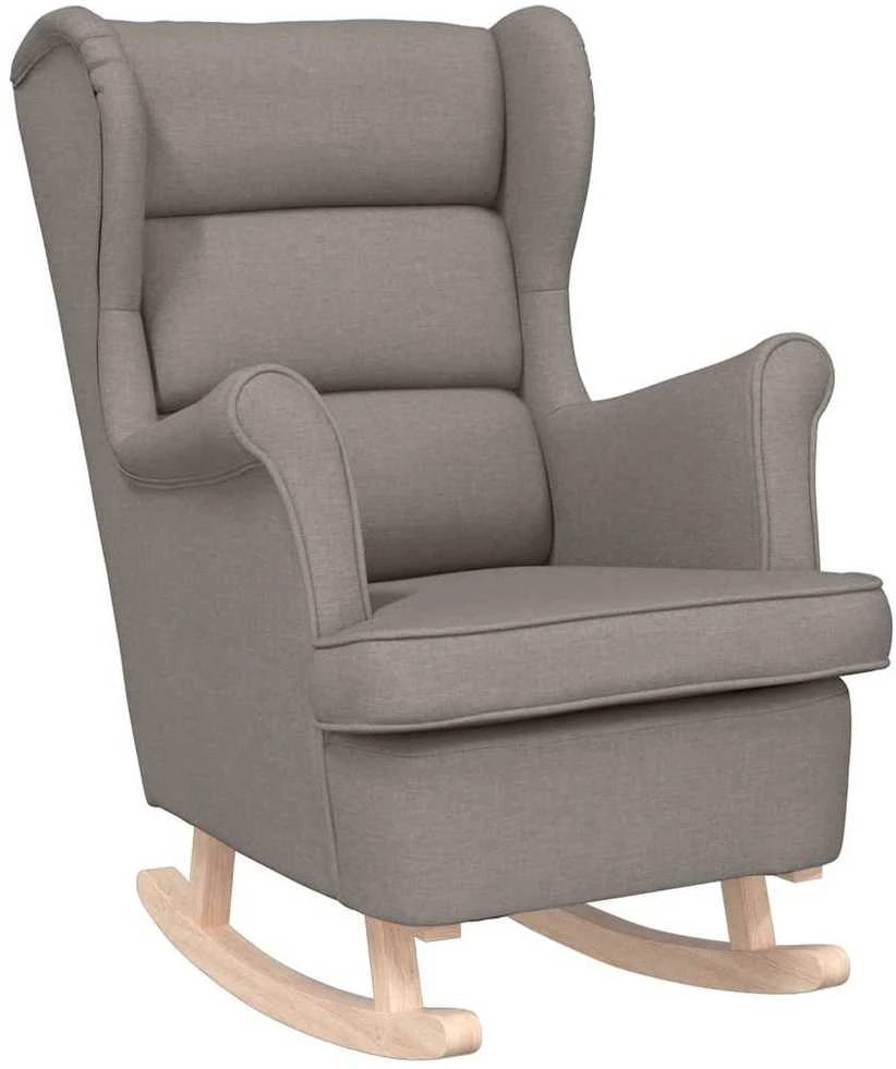 Fotelis Supama kėdė Taupe 74x90x102 cm Audinys