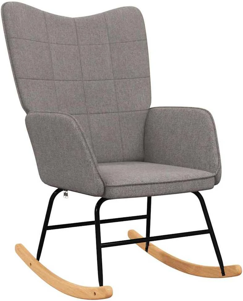 Supama kėdė, taupe spalvos, audinys
