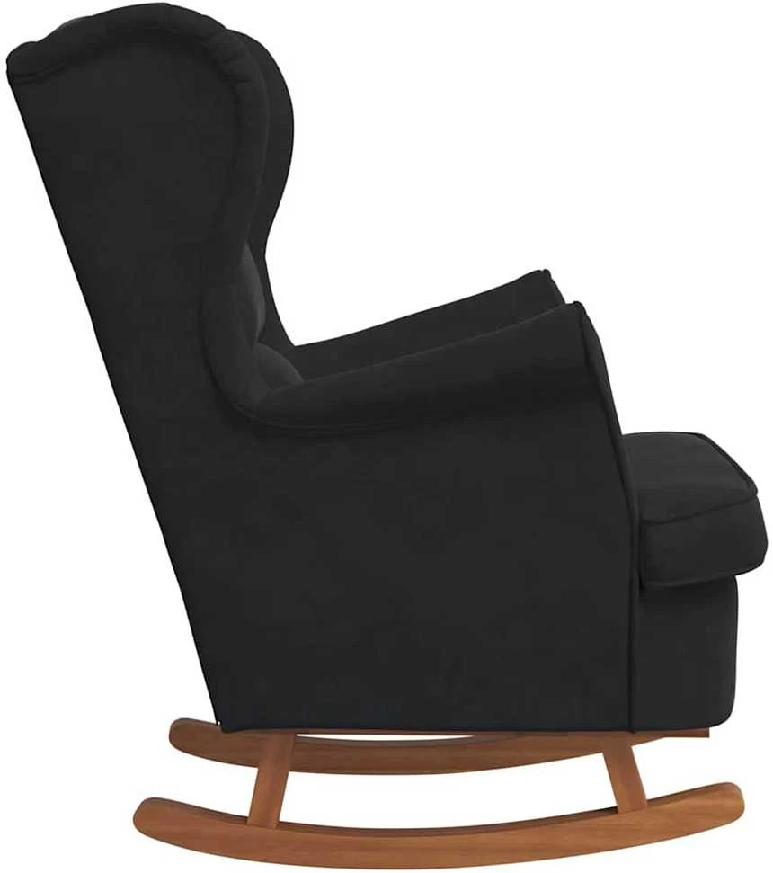 Supamasis krėslas su pagalve Juoda 92 x 71 x 100 cm fanera