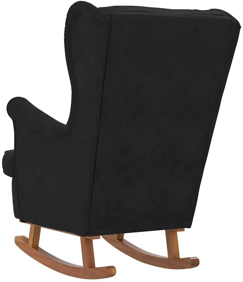 Supamasis krėslas su pagalve Juoda 92 x 71 x 100 cm fanera