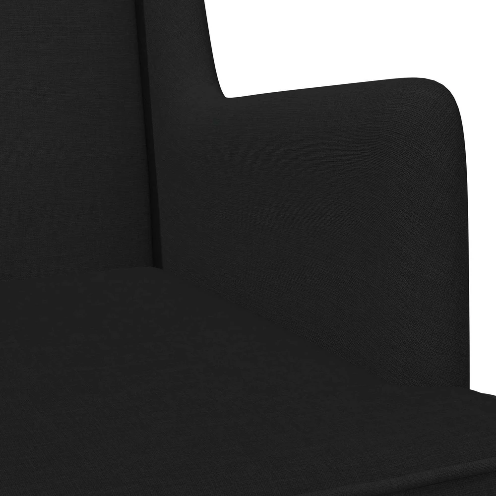 Supamasis krėslas Juodas 62 x 80 x 85 cm audinys