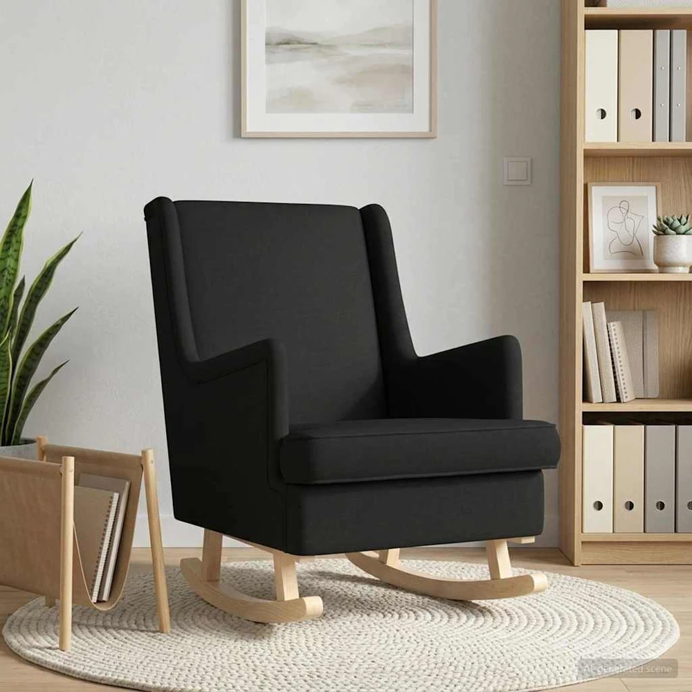 Supamasis krėslas Juodas 62 x 80 x 85 cm audinys