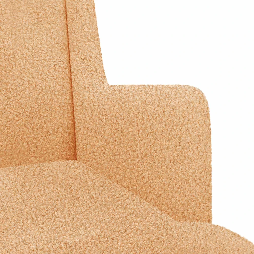 Supamasis krėslas Smėlio 62 x 80 x 85 cm Bouclé