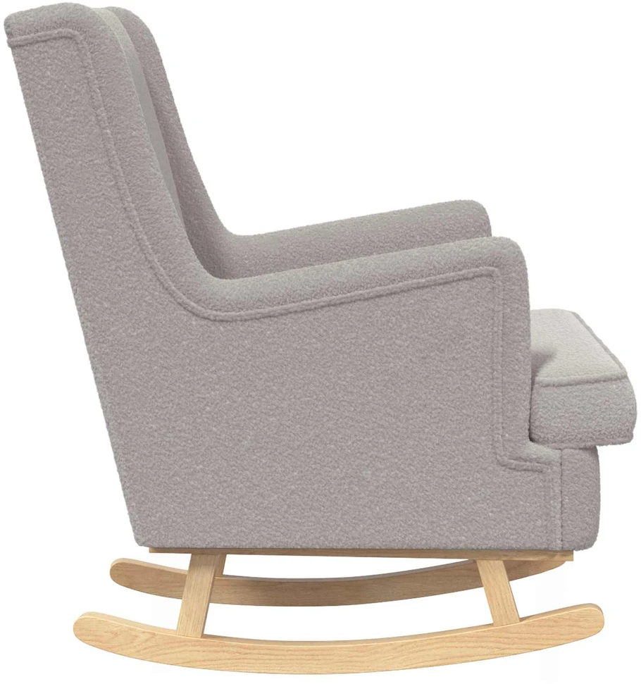 Supamasis krėslas Šviesiai pilka 62 x 80 x 85 cm Bouclé