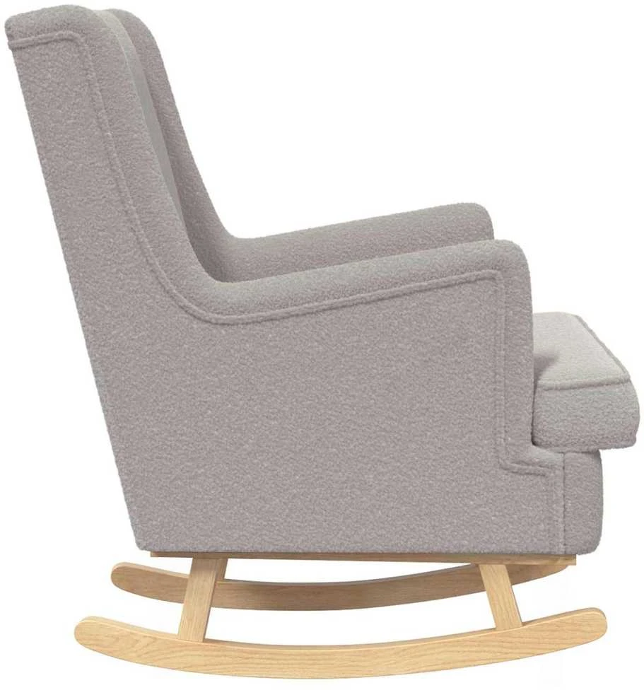 Supamasis krėslas Šviesiai pilka 62 x 80 x 85 cm Bouclé