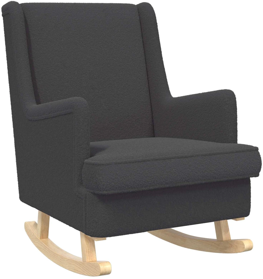 Supamasis krėslas Tamsiai pilka 62 x 80 x 85 cm Bouclé