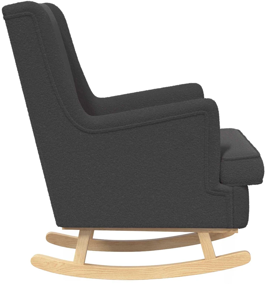 Supamasis krėslas Tamsiai pilka 62 x 80 x 85 cm Bouclé