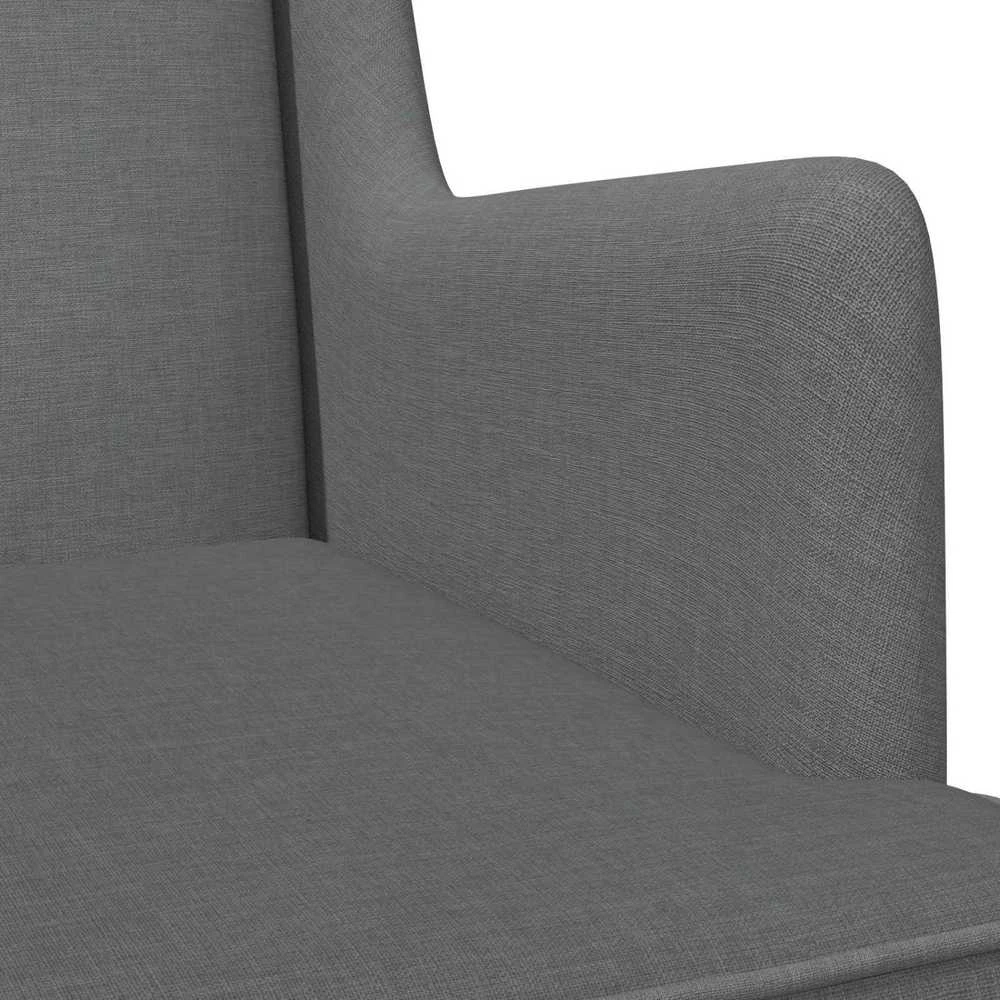Supamasis krėslas Tamsiai pilka 62 x 80 x 85 cm audinys