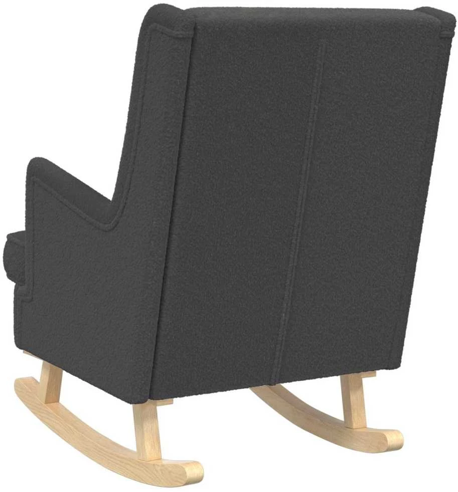 Supamasis krėslas Tamsiai pilka 62 x 80 x 85 cm Bouclé
