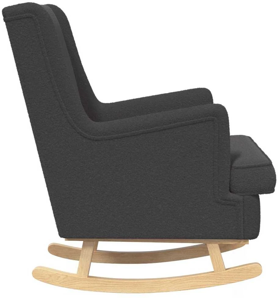 Supamasis krėslas Tamsiai pilka 62 x 80 x 85 cm Bouclé