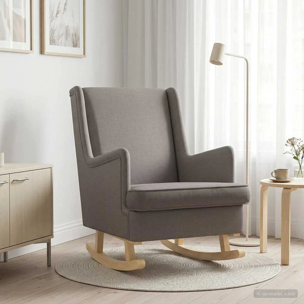 Supamasis krėslas Taupe 62 x 80 x 85 cm audinys