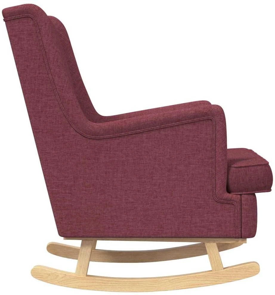 Supamasis krėslas Vyno raudona 62 x 80 x 85 cm audinys