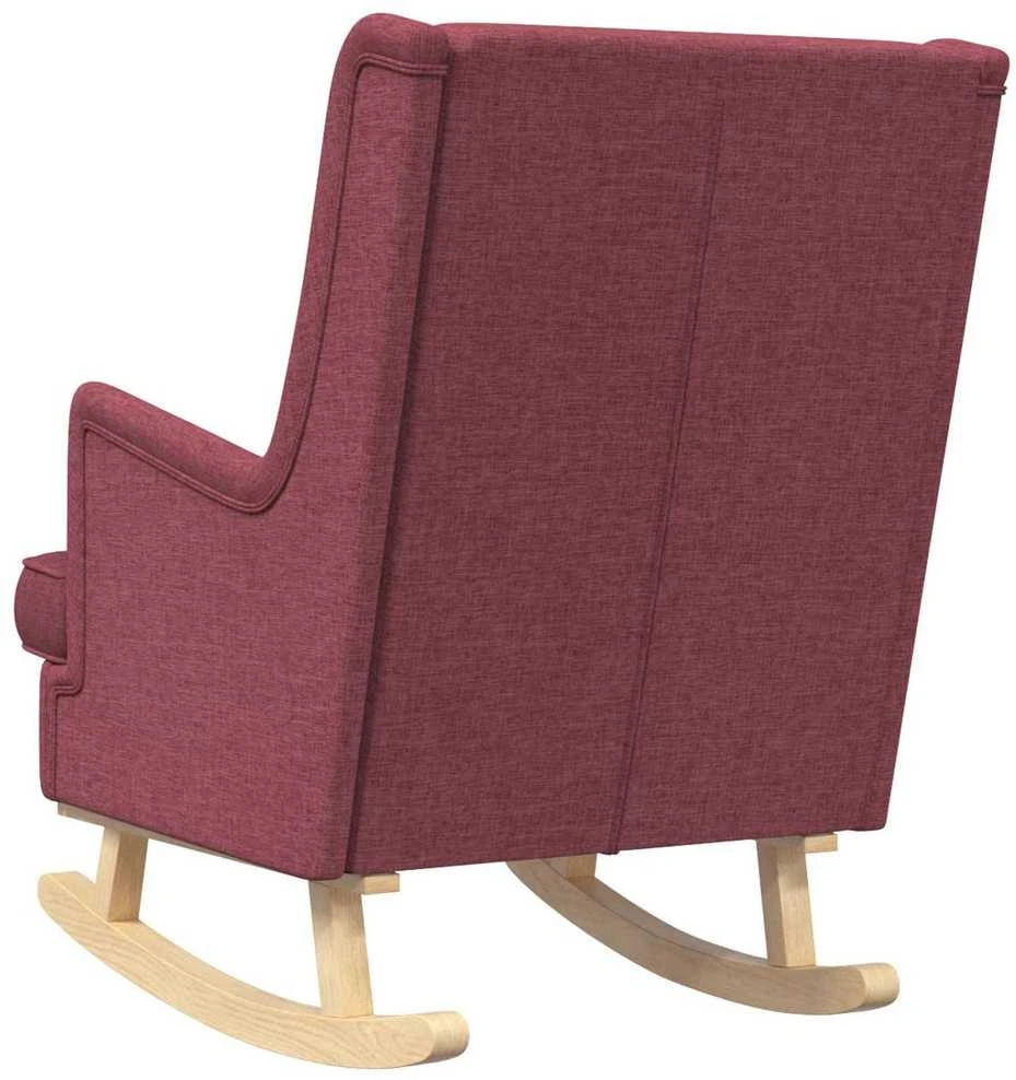 Supamasis krėslas Vyno raudona 62 x 80 x 85 cm audinys