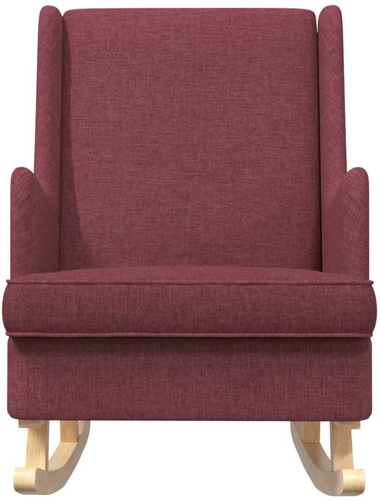 Supamasis krėslas Vyno raudona 62 x 80 x 85 cm audinys