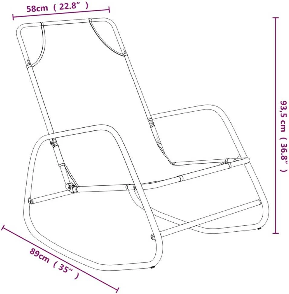 Sofa Supami saulės gultai, 2vnt., žali, plienas ir tekstilenas