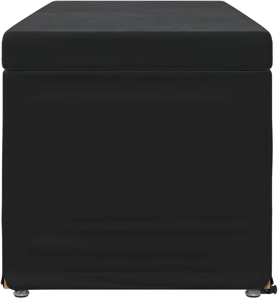 Sūpynes Juoda 101 x 41 x 40 cm Velvetas ir Inžinerinė Medis