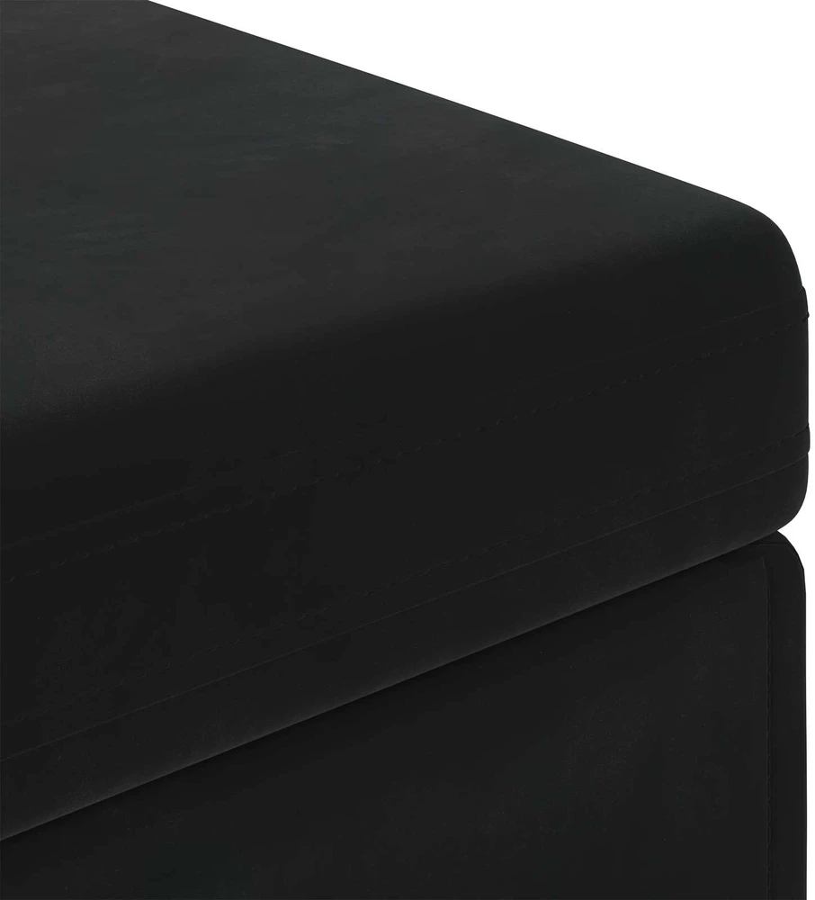 Sūpynes Juoda 101 x 41 x 40 cm Velvetas ir Inžinerinė Medis