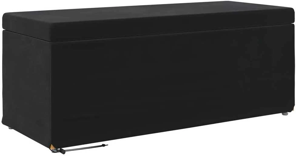 Sūpynes Juoda 101 x 41 x 40 cm Velvetas ir Inžinerinė Medis