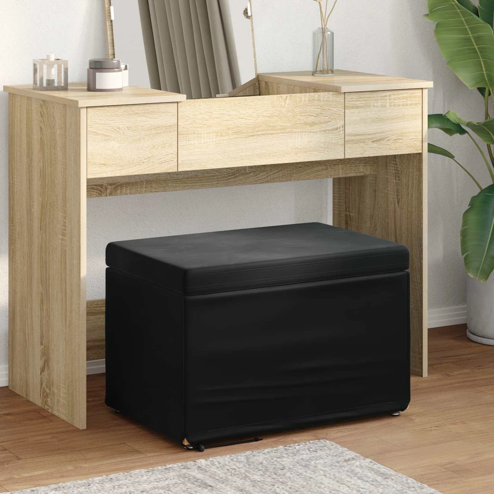 Sūpynes Juoda 61 x 41 x 40 cm Velvetas ir Inžinerinė Medis